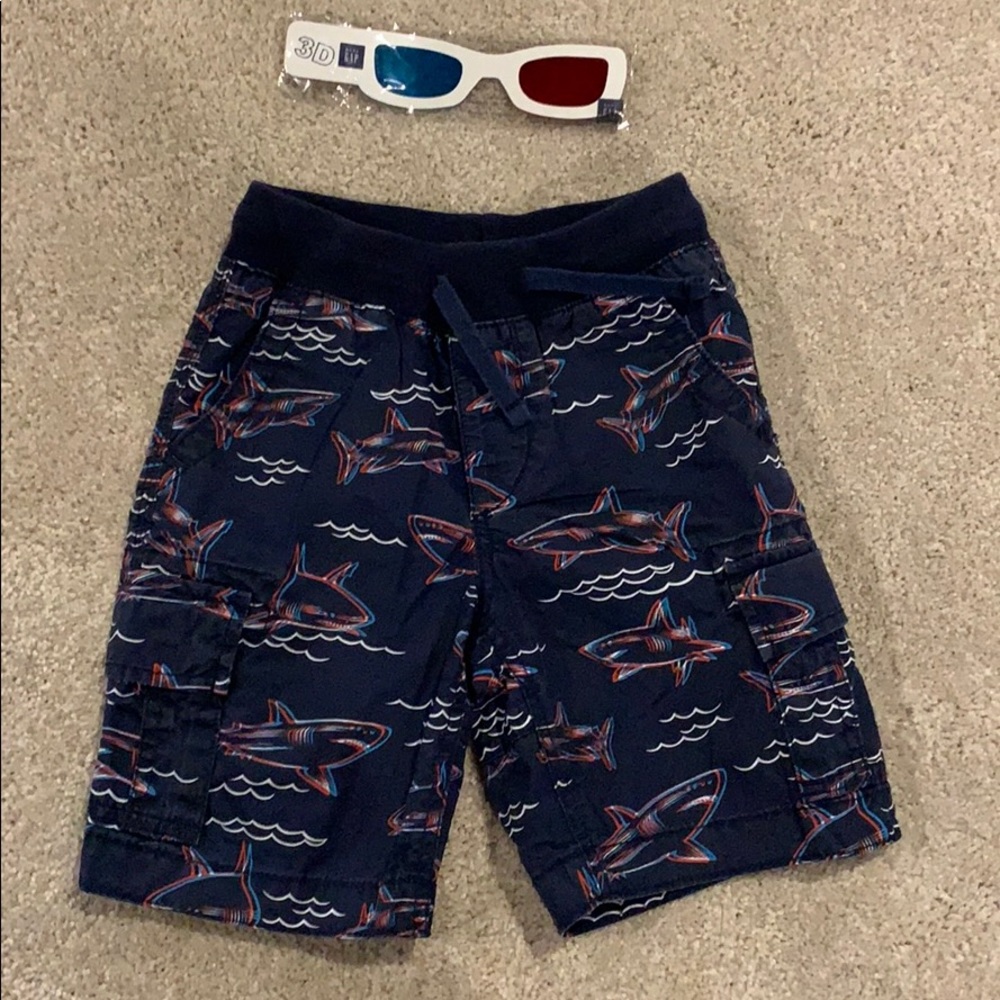 Gap 3D Shark Shorts 🦈